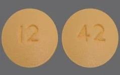 Pill 12 42 is Zituvio 100 mg