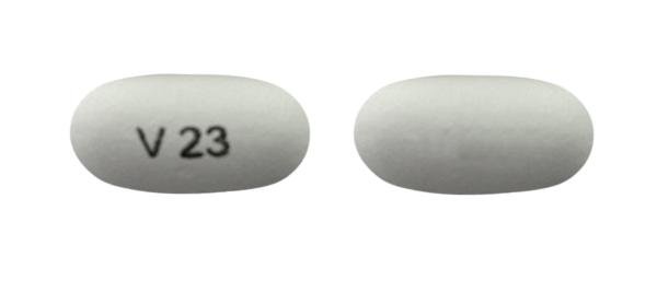 Pill V 23 White Oval is Divalproex Sodium Extended-Release
