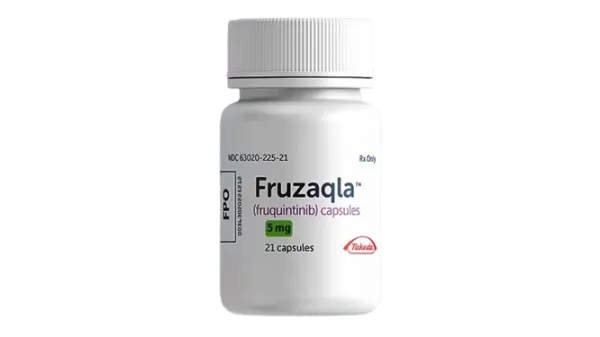 Pill HM013 5 mg Red & White Capsule/Oblong is Fruzaqla