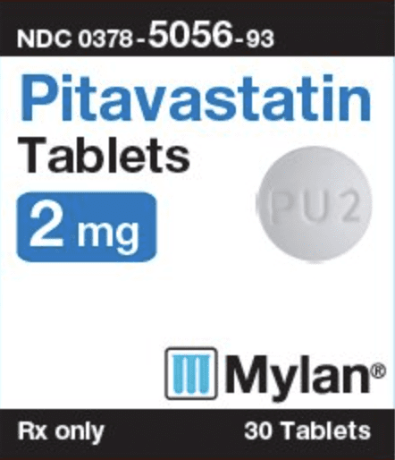 Pitavastatin calcium 2 mg M PU2