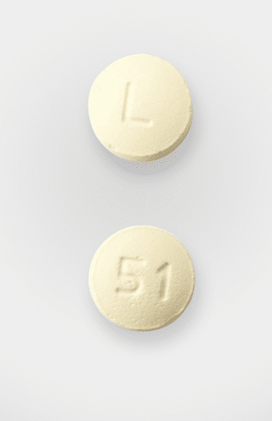 Pill L 51 Beige Round is Famotidine