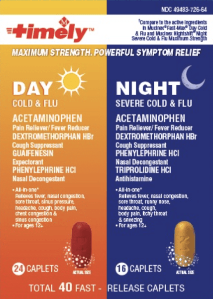 Acetaminophen, dextromethorphan hydrobromide, guaifenesin and phenylephrine hydrochloride 325 mg / 10 mg / 200 mg / 5 mg D1