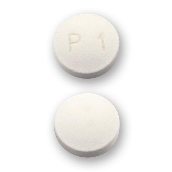 Pill P1 White Round is Pitavastatin