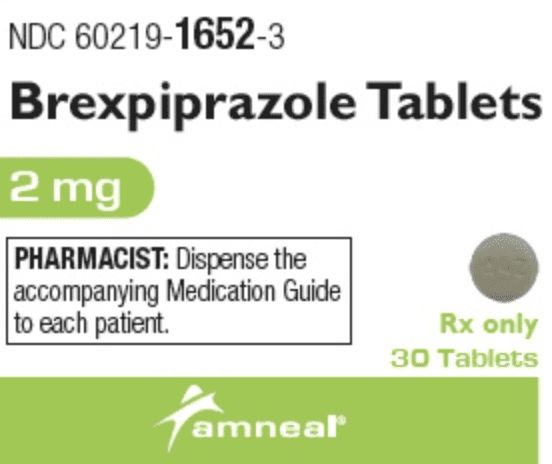Pill A42 Green Round is Brexpiprazole