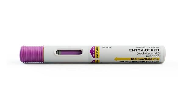 Entyvio 108 mg/0.68 mL single-dose prefilled pen medicine