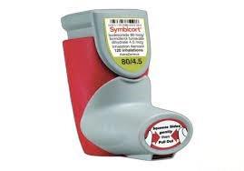 Pill medicine is Symbicort 80/4.5 budesonide 80 mcg / formoterol fumarate dihydrate 4.5 mcg inhalation aerosol