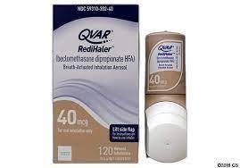 Pill medicine is Qvar RediHaler 40 mcg inhalation aerosol