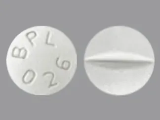 Pill BPL026 White Round is Flecainide Acetate