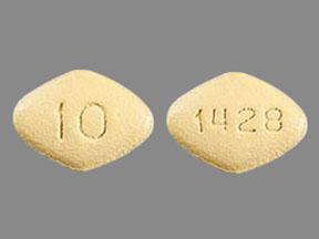 Pill 1428 10 is Dapagliflozin Propanediol 10 mg