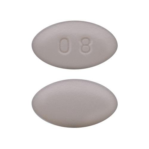 Pill 08 Yellow Oval is Tadalafil