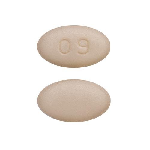 Pill 09 Yellow Oval is Tadalafil