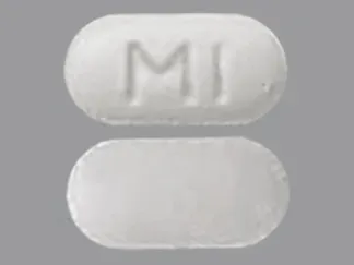 Pill M1 White Capsule/Oblong is Varenicline Tartrate