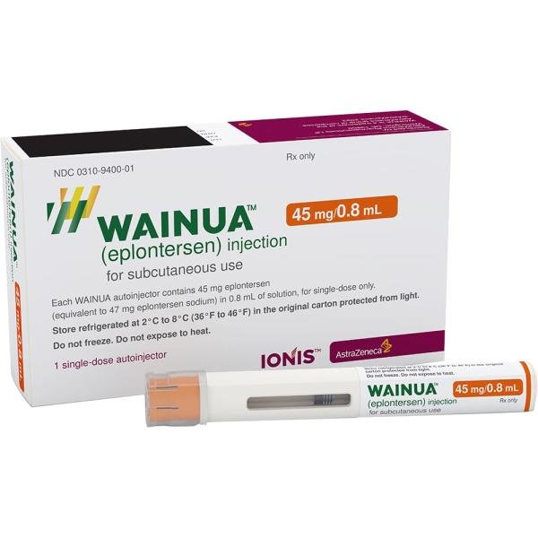 Pill medicine is Wainua 45 mg/0.8 mL single-dose autoinjector