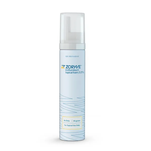 Zoryve Foam (roflumilast) 0.3% topical foam