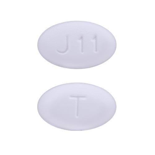 Pill T J11 White Oval is Alyq