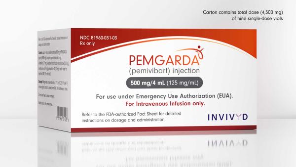 Pill medicine is Pemgarda 500 mg/4 mL vial (125 mg/mL) injection