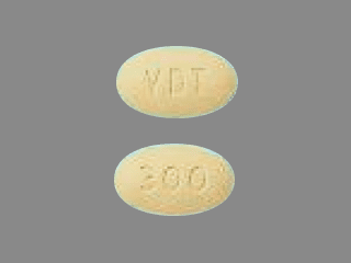 Pill VDT 300 Yellow Oval is Vafseo