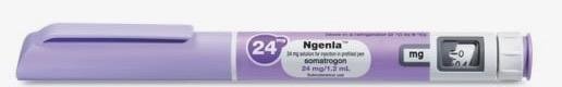 Ngenla (somatrogon) 24 mg/1.2 mL (20 mg/mL) prefilled pen