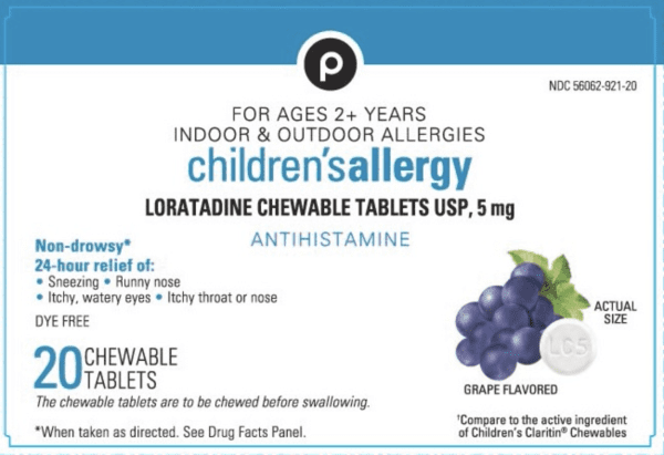 Loratadine (chewable) 5 mg LC5