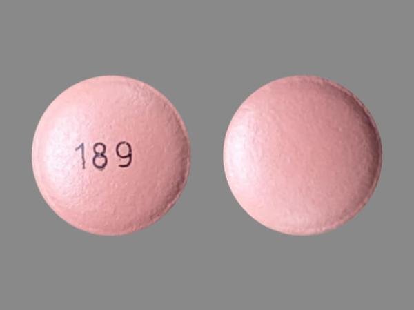 Pill 189 Pink Round is Bupropion Hydrochloride Extended-Release (XL)