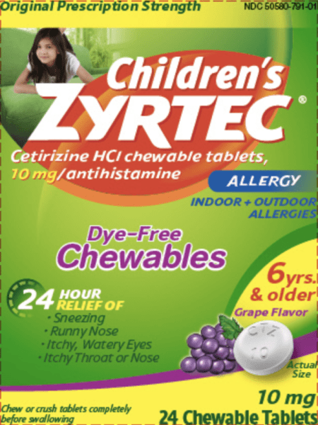 Pill CTZ 10 is Children's Zyrtec (Chewable) 10 mg