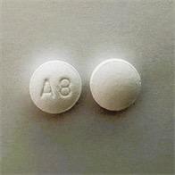 Pill A8 White Round is Fluphenazine Hydrochloride