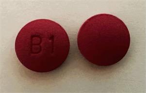 Pill B1 Pink Round is Fluphenazine Hydrochloride