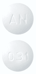 Pill AN 031 White Round is Pitavastatin Calcium