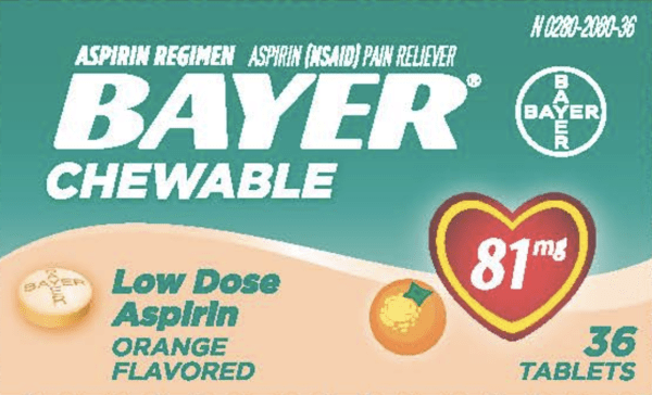 Pill BAYER BAYER Orange Round is Bayer Aspirin (Chewable)