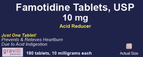 Pill 60 Pink Four-sided is Famotidine
