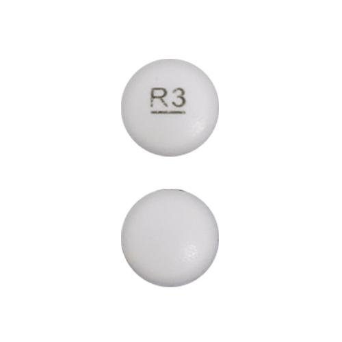 Pill R3 is Tiopronin Delayed Release 300 mg