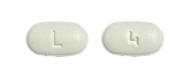 Pill L 4 White Oval is Lurasidone Hydrochloride