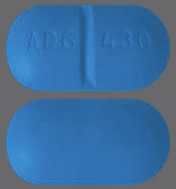 Pill ADG 430 is Tanlor 1000 mg