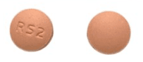 Pill RS2 Pink Round is Rosuvastatin Calcium