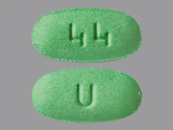 Pill U 44 Green Oval is Guanfacine Hydrochloride Extended-Release