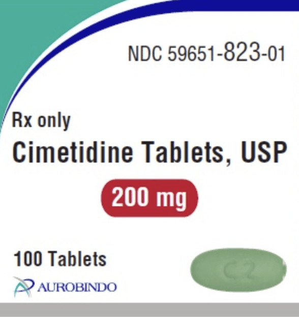 Cimetidine 200 mg C 2