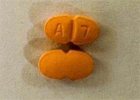 Pill A 7 Pink Oval is Ivabradine Hydrochloride