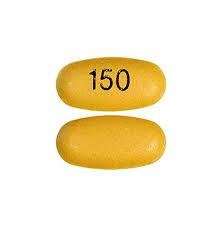 Pill 150 Yellow Oval is Oxcarbazepine Extended-Release