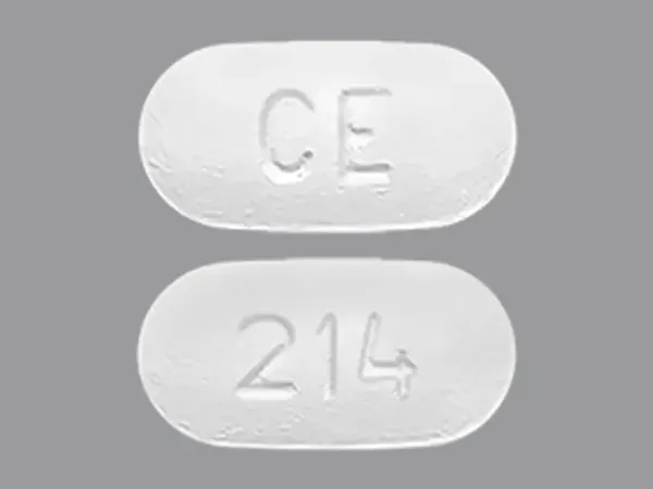 Pill CE 214 White Capsule/Oblong is Pravastatin Sodium