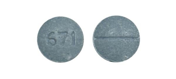Carbidopa and levodopa 10 mg / 100 mg 671