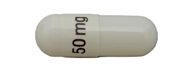 Pill 50 mg White Capsule/Oblong is Topiramate (Sprinkle)