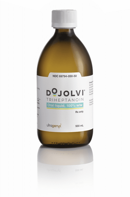 Pill medicine is Dojolvi 100% w/w oral liquid