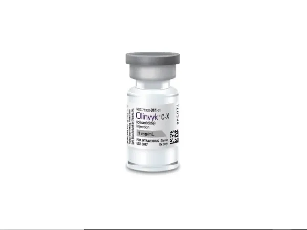 Pill medicine is Olinvyk 1 mg/mL injection
