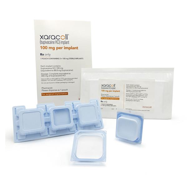 Xaracoll (bupivacaine) 100 mg per implant