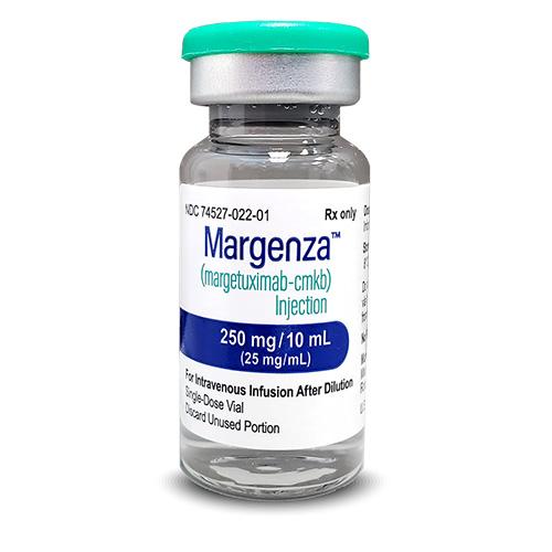 Pill medicine is Margenza 250 mg/10 mL (25 mg/mL) injection