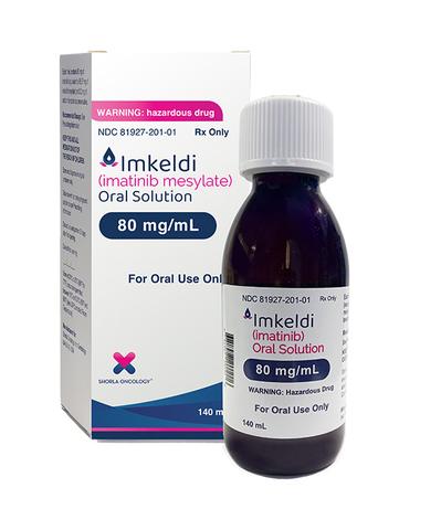Pill medicine is Imkeldi 80 mg/mL oral solution