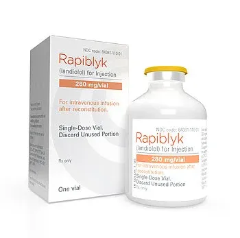 Pill medicine is Rapiblyk 280 mg lyophilized powder for injection
