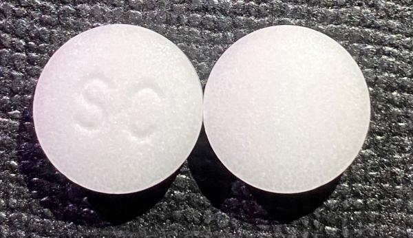 Pill SC White Round is Sodium Chloride