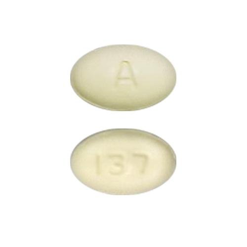Pill A 137 Yellow Oval is Ticagrelor