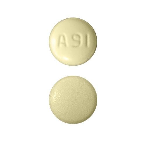 Pill A91 Yellow Round is Ticagrelor